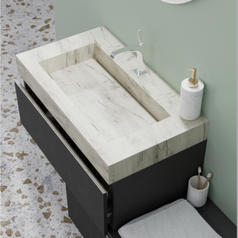 Composizione Idea 80 - Lino rovere ghiaccio