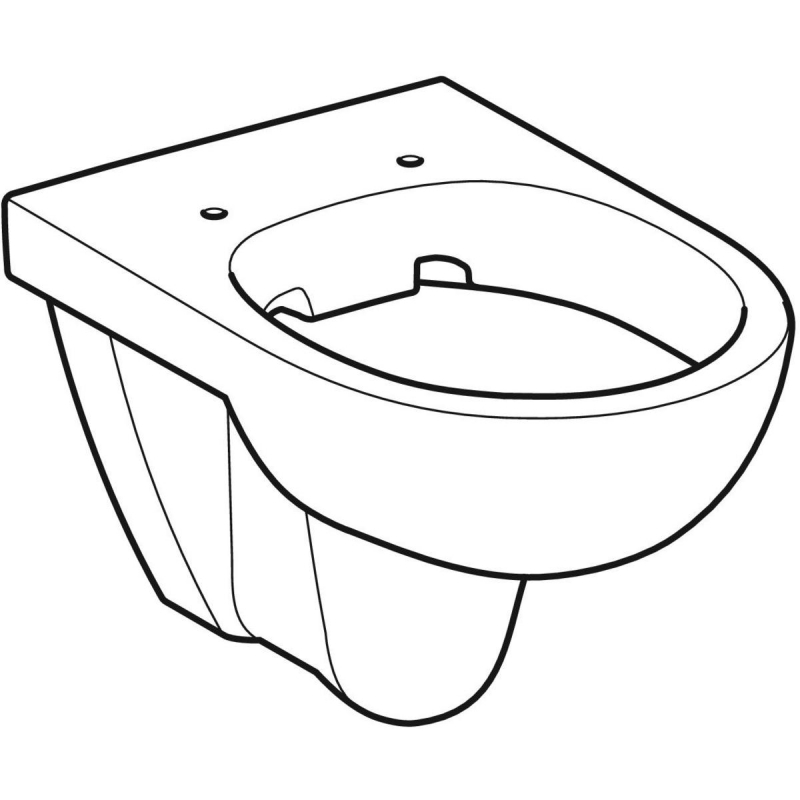 Geberit Vaso Sospeso 34CM X 53CM SELNOVA RIMFREE  500.265.01.1 Bianco in Vetrochina