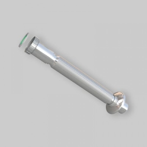 Bonomini TUBO FLESSIBILE ED ESTENSIBILE CROMATO CON ROSONE 1