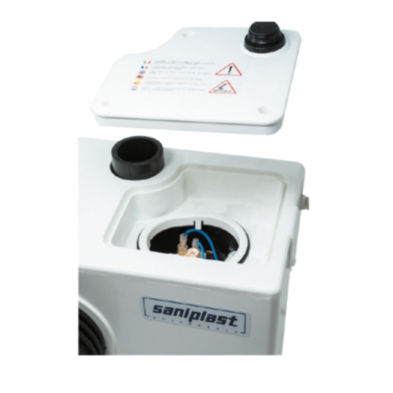 Trituratore Saniplast a 3 ingressi