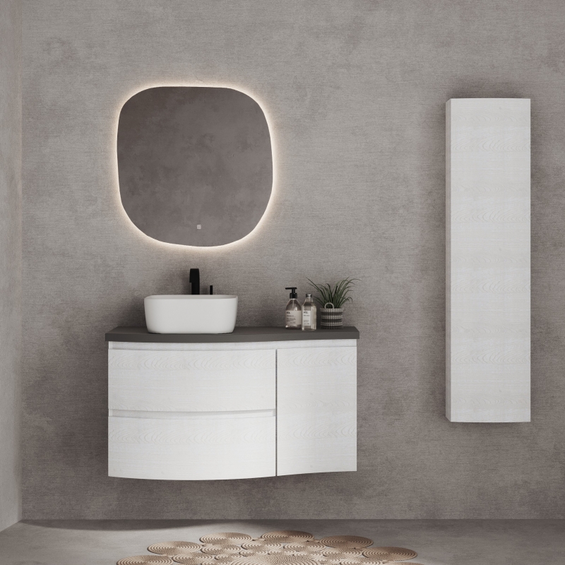 Savinidue Specchio con illuminazione led 60x70 cm